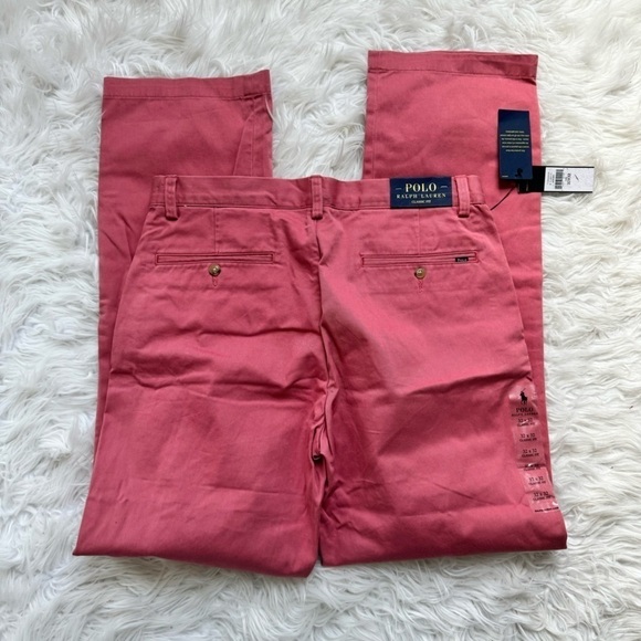 Polo Ralph Lauren Other - NWT Polo Ralph Lauren Washed Red Classic Fit Chino Pant 32/32
